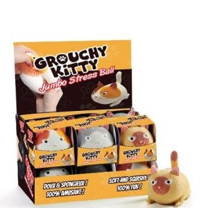 Grouchy Kitty Jumbo Stress Ball