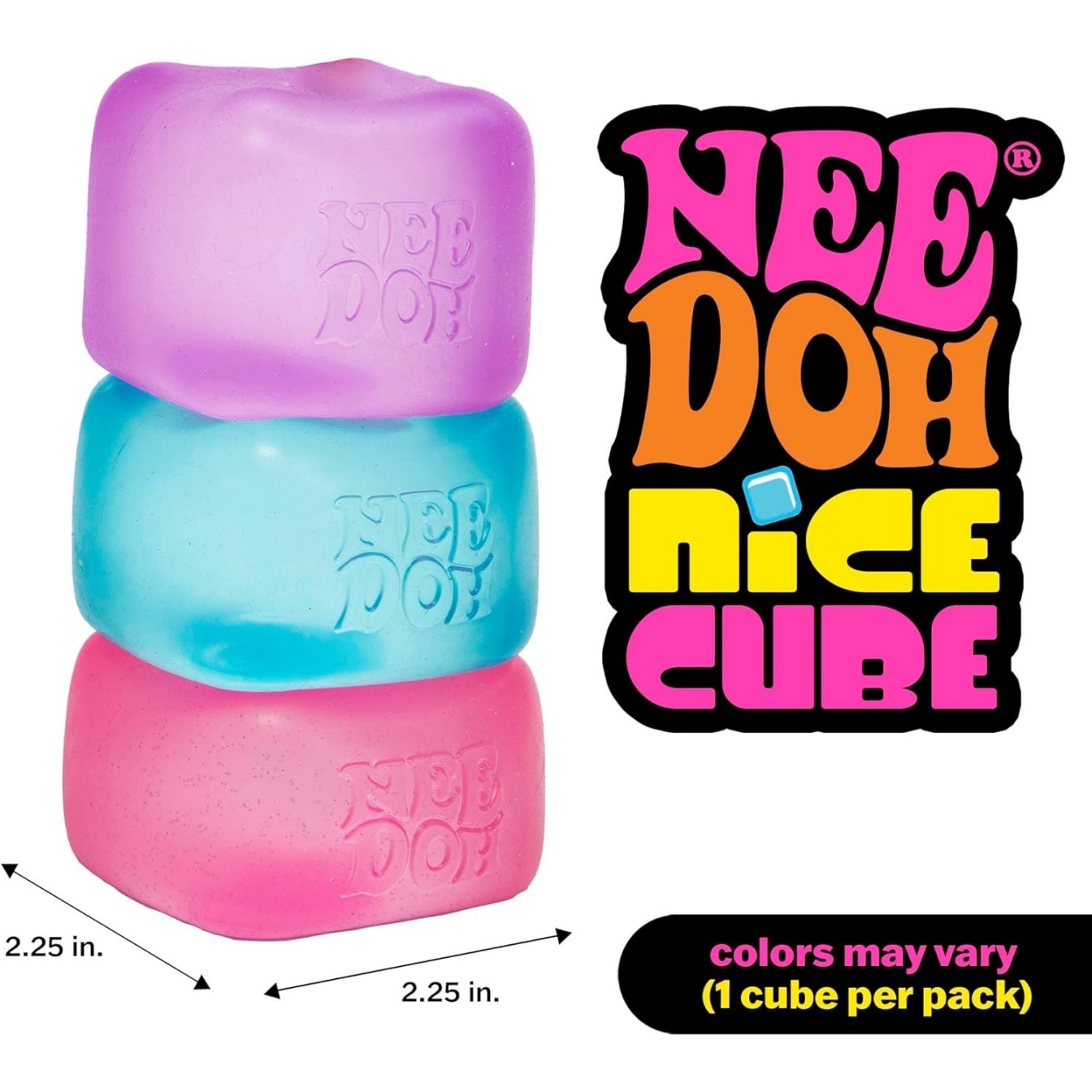 NeeDoh Nice Cube - Assorted - 1 Pack - Image 7