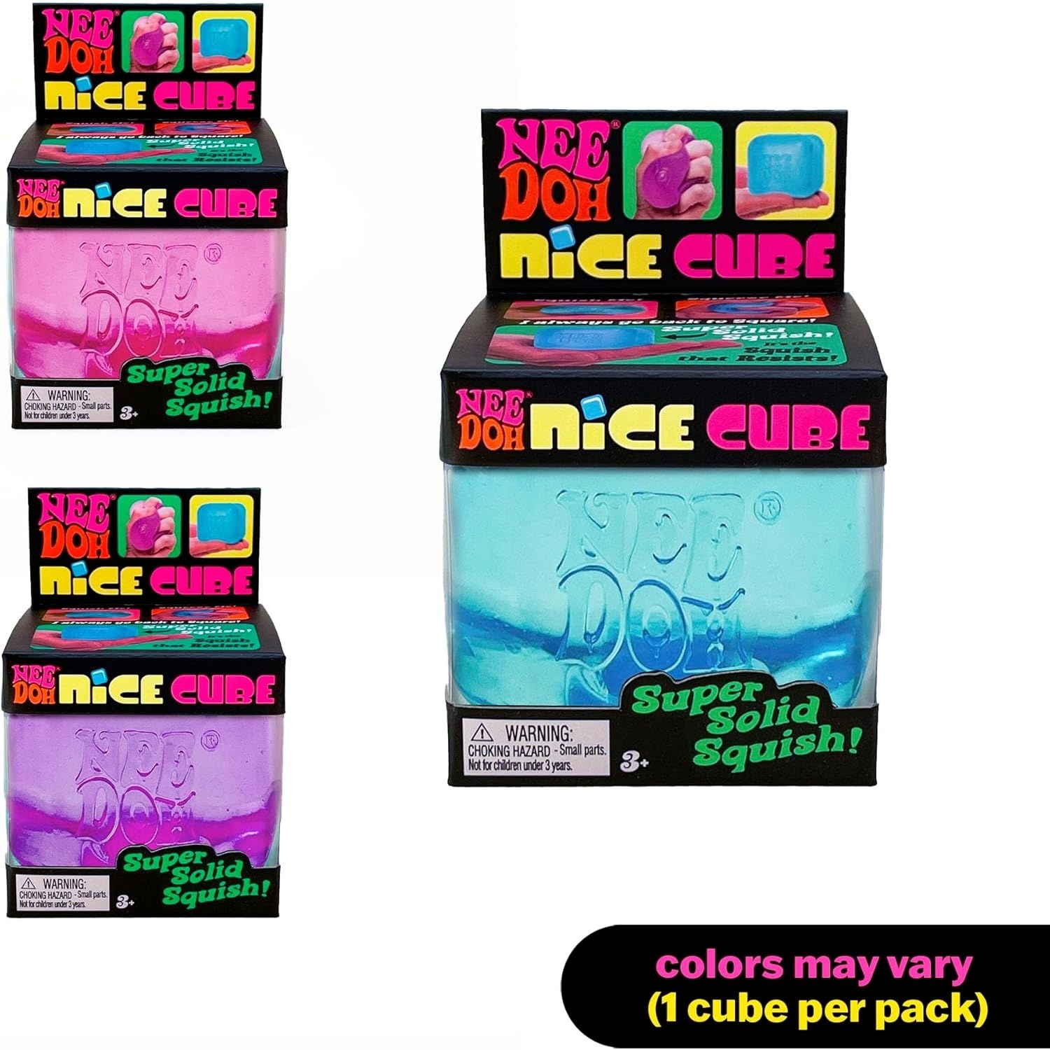 NeeDoh Nice Cube - Assorted - 1 Pack - Image 3