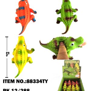 SQUEEZE CROCODILE BITE THE FOOT