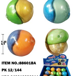 2.5  TWO TONE RIBBON SQUEEZE WATER BALL