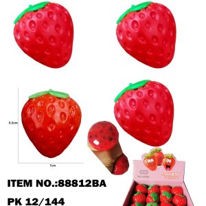 3 STRAWBERRY SQUEEZE BALL