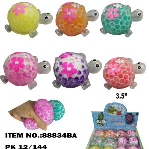 SQUEEZE TURTLE BEADS BALL