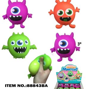ASSORTED SQUISHY MONSTER SQUEEZE