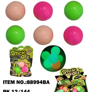 Glow in the Dark Sticky & Stretch Ball