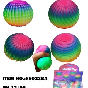3 Rainbow Squeeze Ball 3 Style Mixed