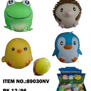 Squeeze Assorted Animal 4 Styles Mixed