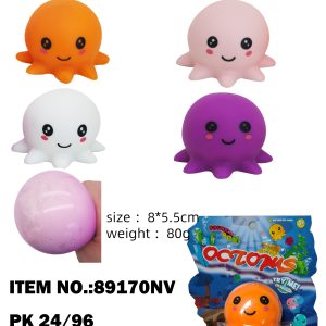 Squeeze Cartoon Octopus