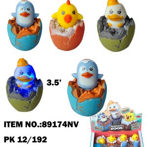 Squeeze Duck & Chicken in Egg with Light & Sound