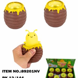 Squeeze Pop up Bee with Honey Jar