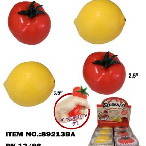 3 100g SQUEEZE O COTTON GUM STRETCH TOMATO & LEMON