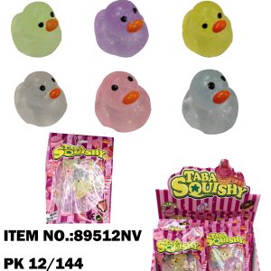 TPR Squeeze Little Transparent Duck