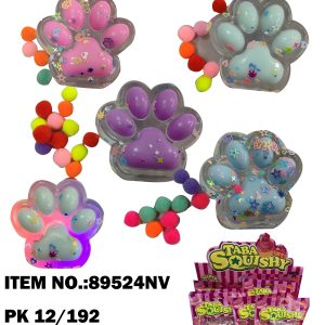 Light Up Squeeze Gummy Cat Paw