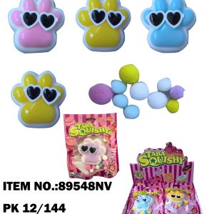 TABA Squishy Gummy Dog Paw with Glasses