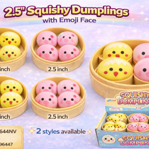 2.5 Squeeze Dumplings with Emoji Face in Steamer