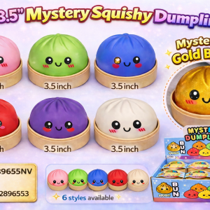 3.5 Squishy Mystery Dumpling Assorted with Steamer