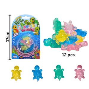 Mini Sticky Stretchy Turtles 12 Pce Wall Walers